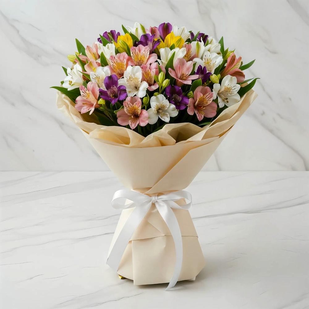 Букет цветов из: Альстромерии в Красноармейске Саратовской области