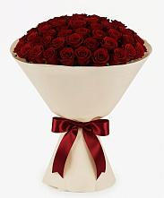 Букет 101 Бордовая роза Блэк Бакарра в Красноармейске Саратовской области