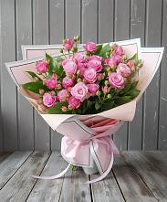 Букет Розовый кустик в Красноармейске Саратовской области