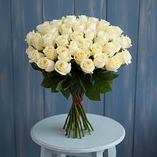 Букет 51 Белая роза Эдлесс Лав #REPLACE_PRED# Красноармейске Саратовской области
