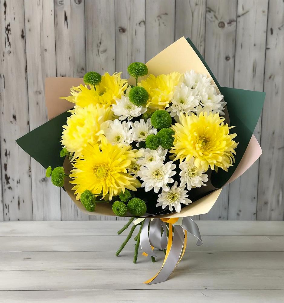 Букет цветов из: Хризантемы в Красноармейске Саратовской области