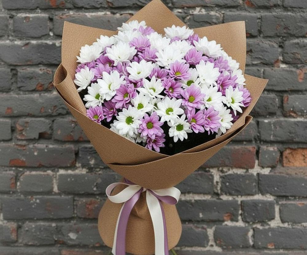 Букет цветов из: Хризантемы в Красноармейске Саратовской области