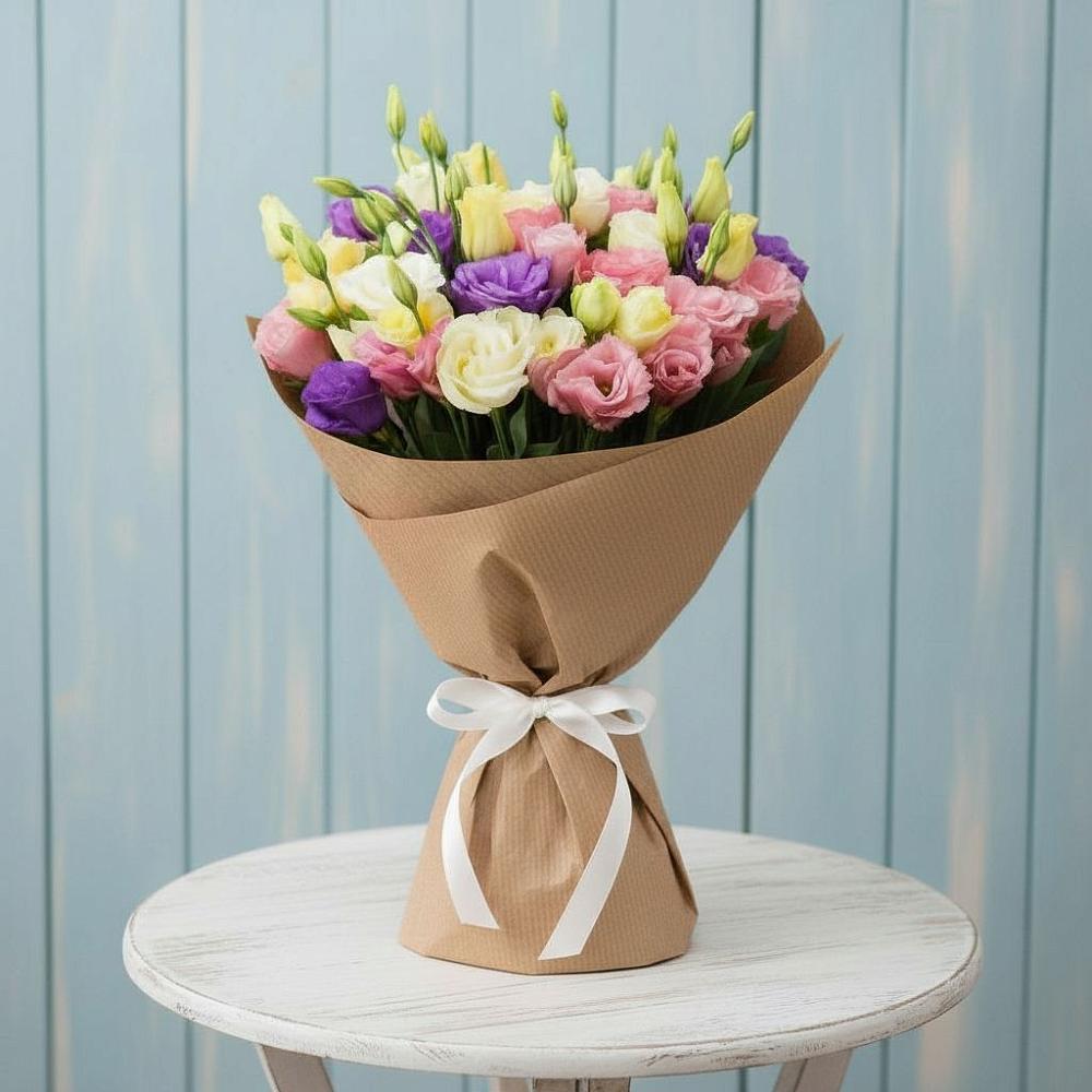 Букет цветов из: Лизиантусы в Красноармейске Саратовской области