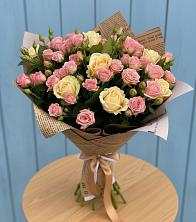 Букет цветов из:  Розы в Красноармейске Саратовской области