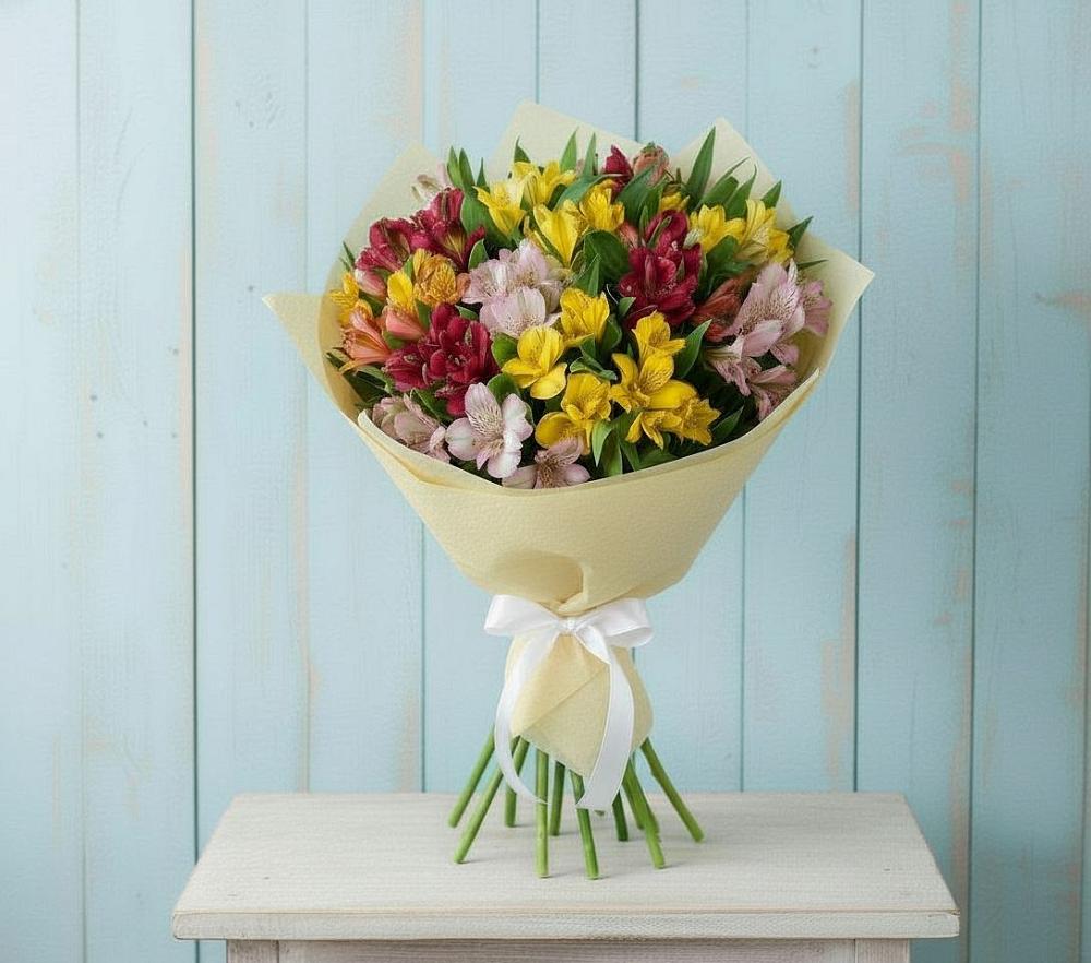 Букет цветов из: Альстромерии в Красноармейске Саратовской области
