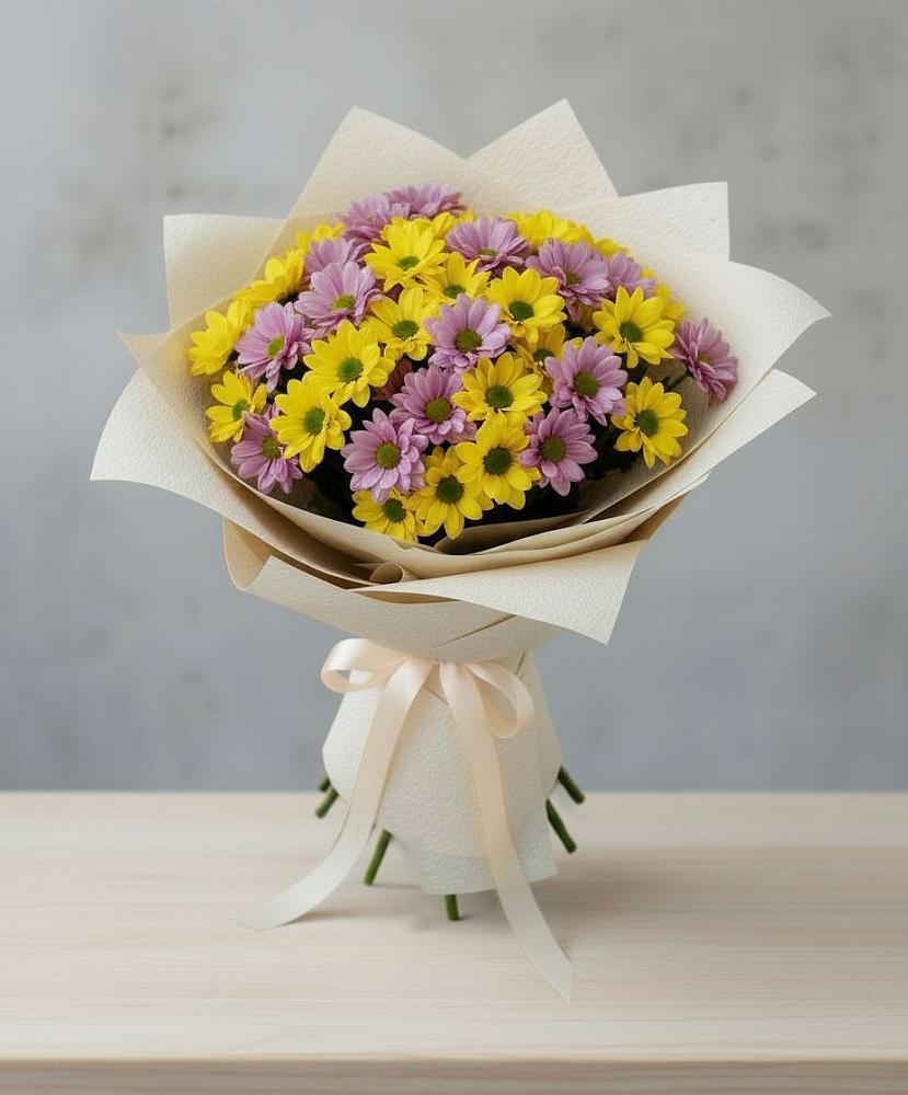 Букет цветов из: Хризантемы в Красноармейске Саратовской области